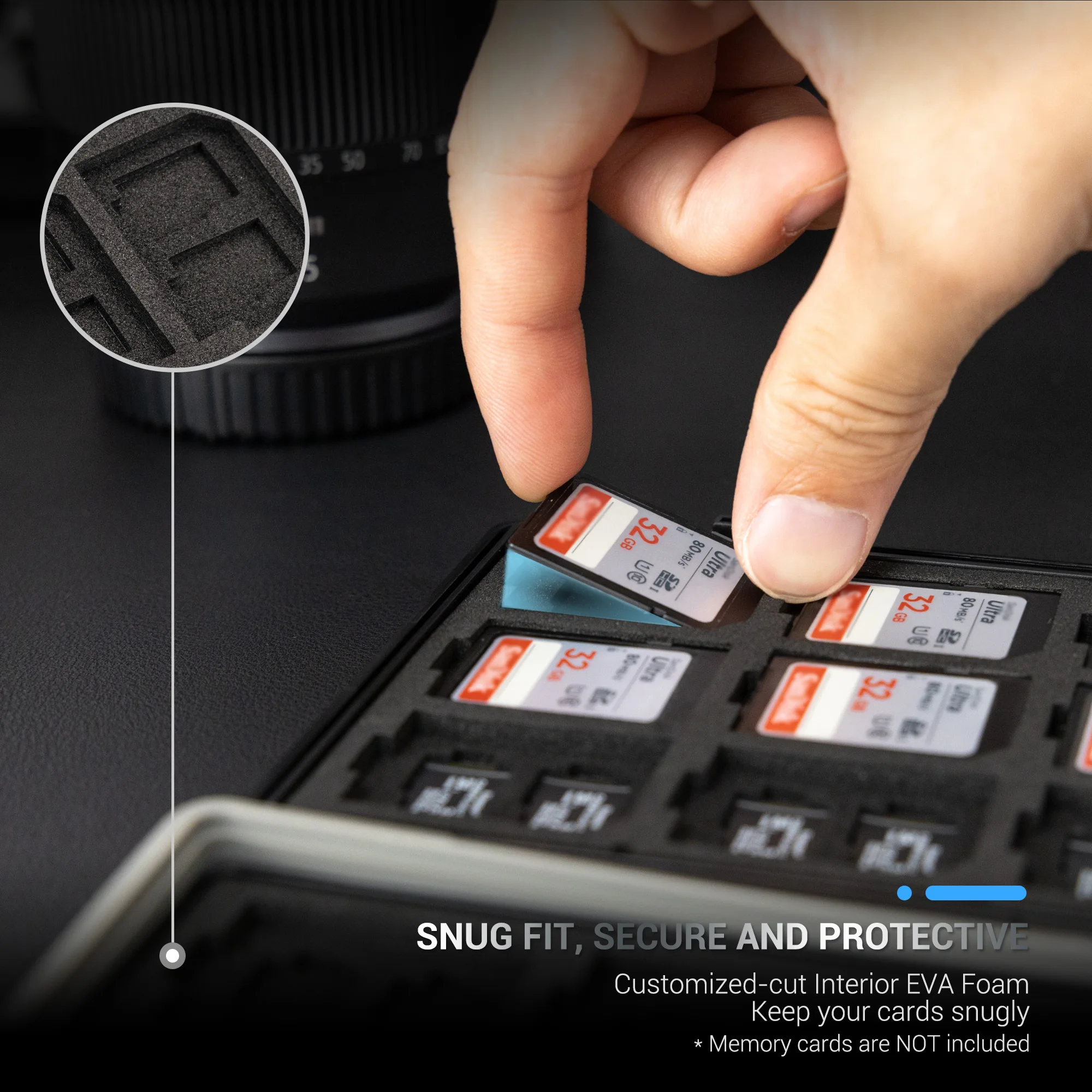 Jjc 54 слота для sd-карт microsd - Фотография_3