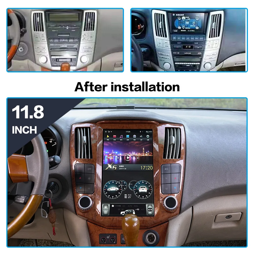 11,8-дюймовый радиоприемник carplay с экраном android 13 - Фотография_2