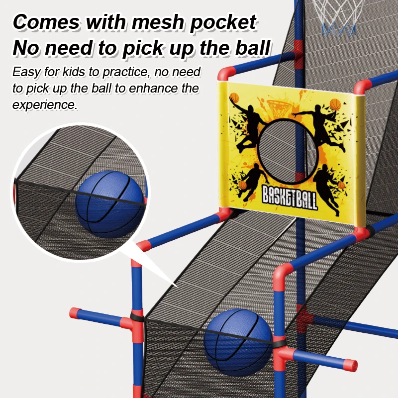 Баскетбольная игра для дома и улицы с одним выстрелом и 3 мячами - Фотография_3
