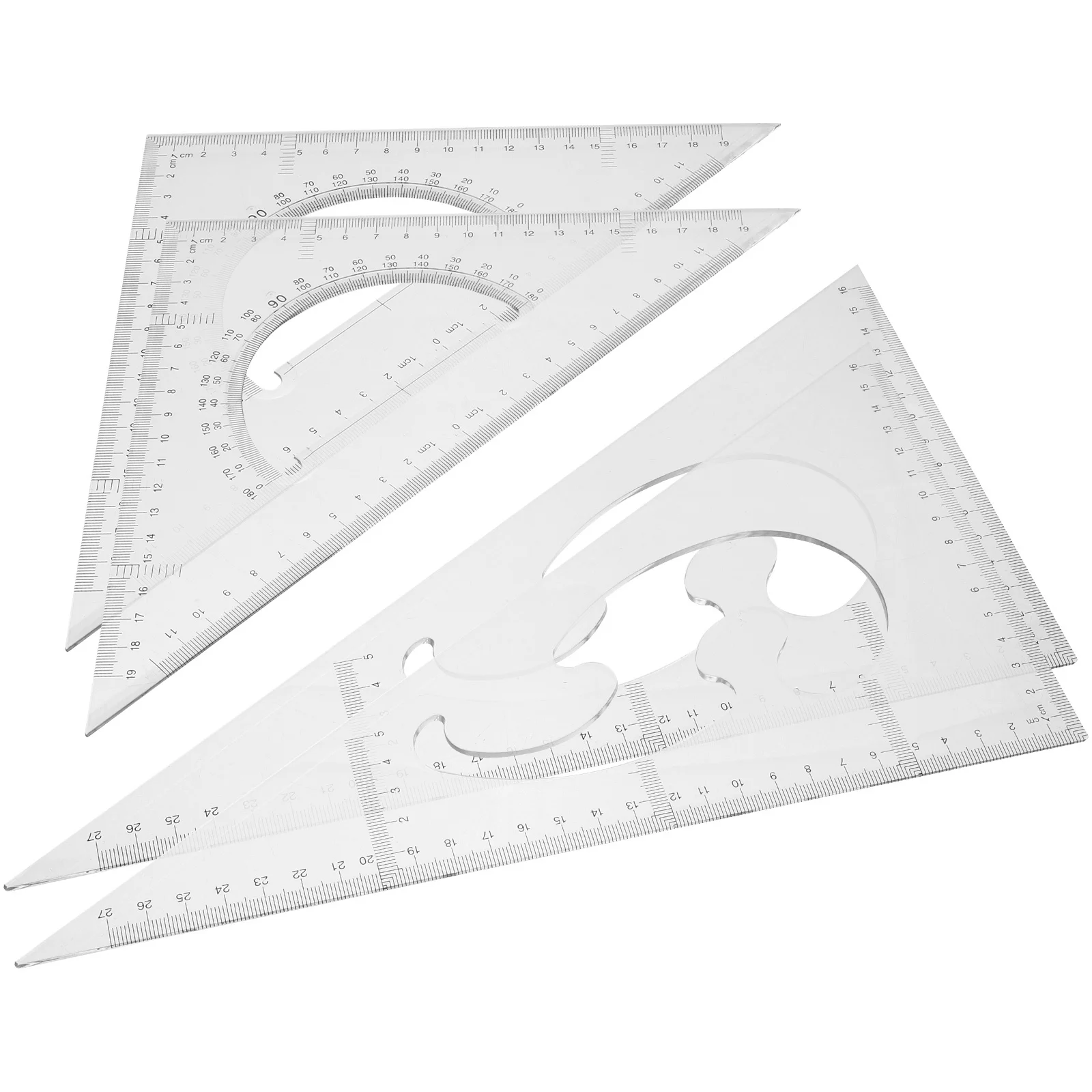 Пластиковые треугольные линейки - Фотография_5