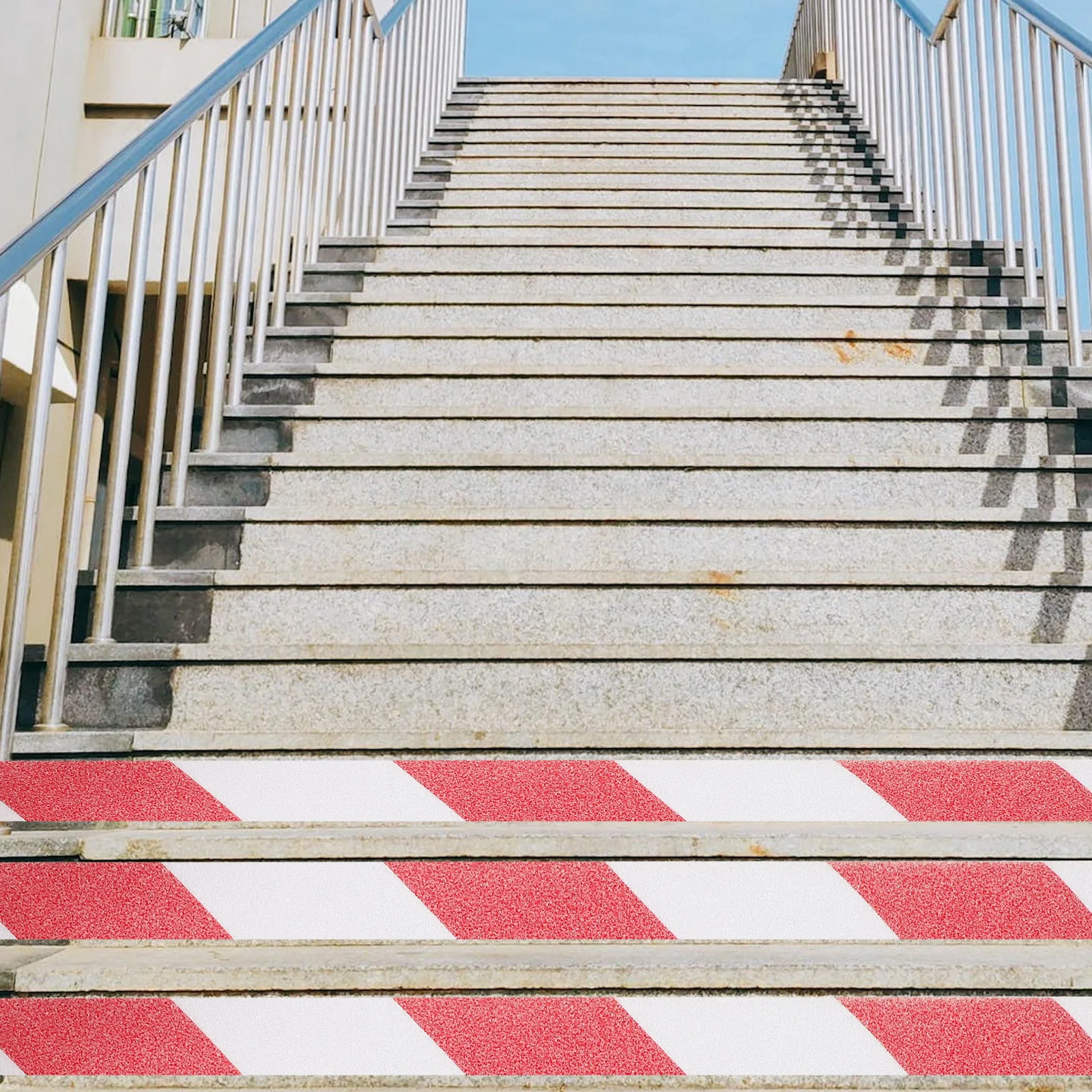 Нескользящие напольные наклейки 5 см x 3 м - Фотография_5