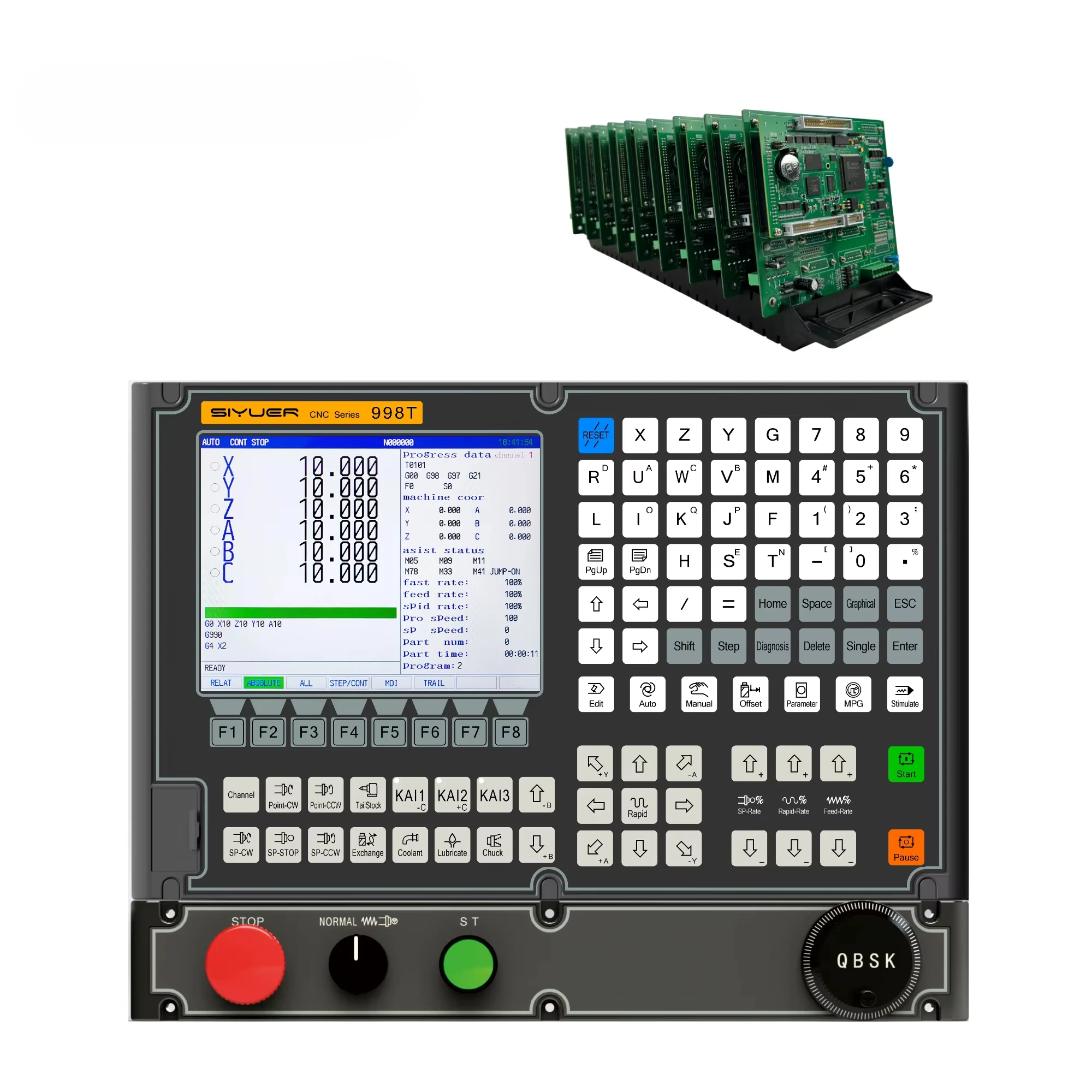 Стабильный 5-осевой системный контроллер с чпу absolute rs485