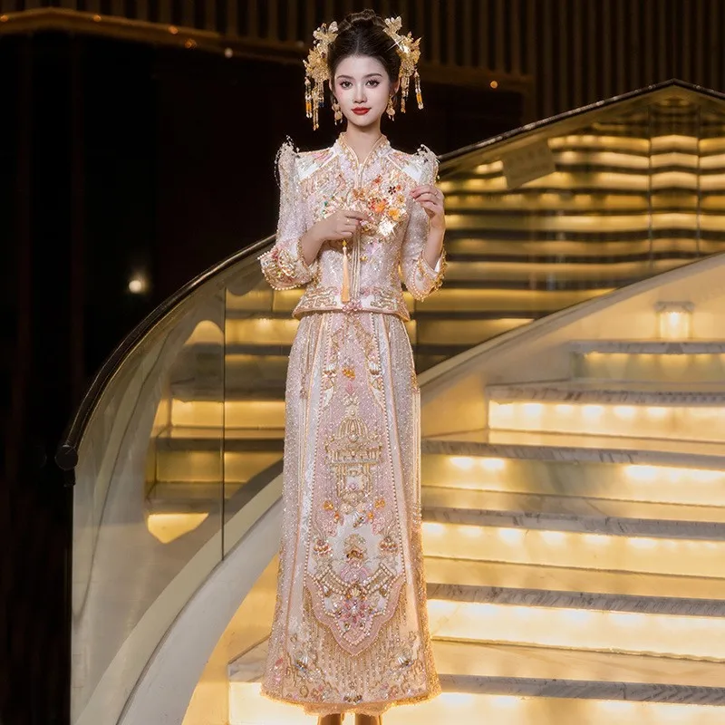 Новое свадебное платье цвета шампанского - Фотография_2