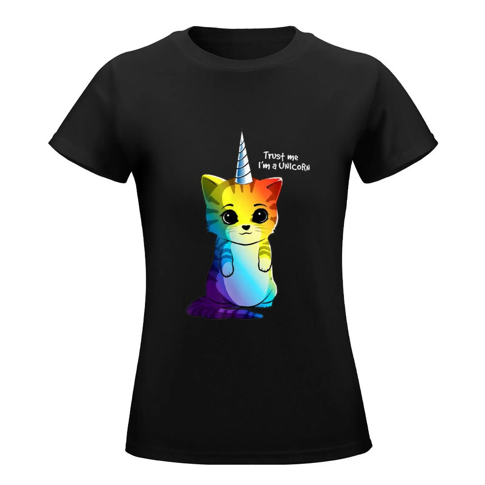 Футболка caticorn с единорогом cat kittycorn для девочек и женщин - Фотография_2