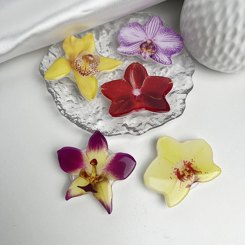 Акриловая розетка с орхидеей cymbidium - Фотография_2