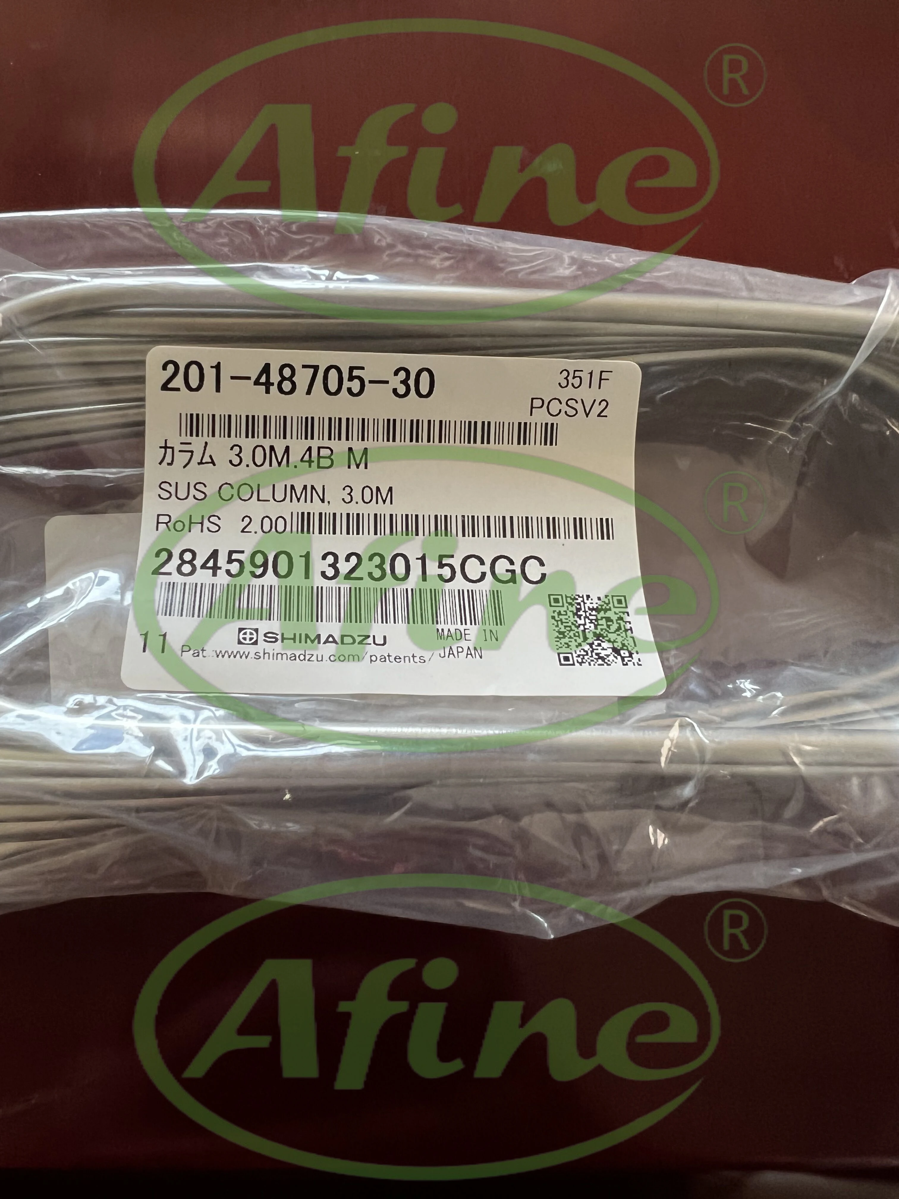 Afine shimadzu 201-48705-30 колонка из нержавеющей стали
