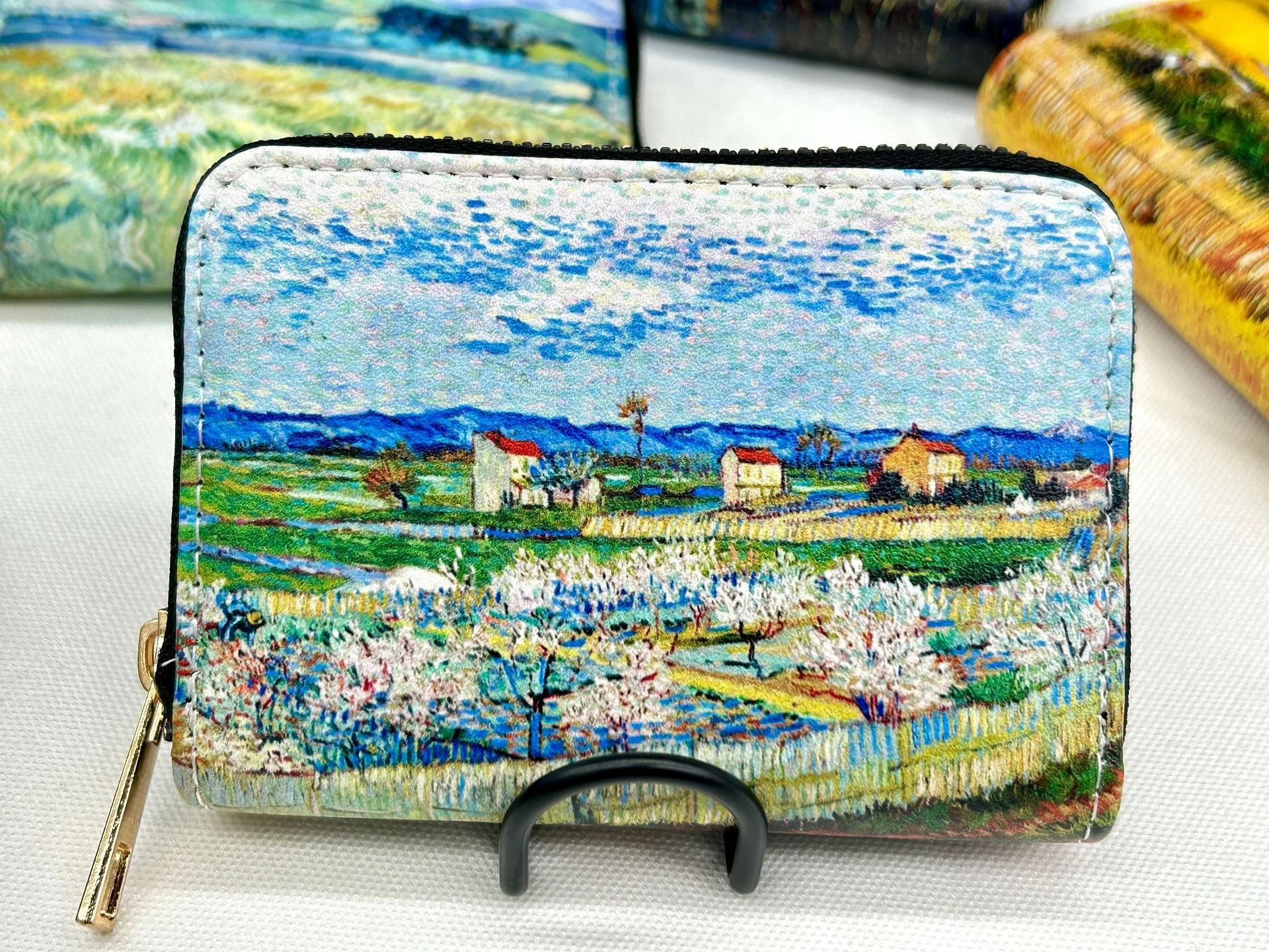 Роскошный держатель для карт из искусственной кожи с отделением для карт - Фотография_5