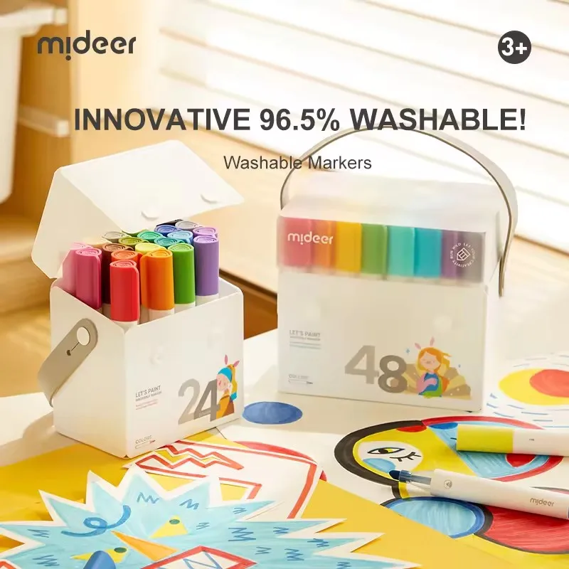 Моющиеся акварельные ручки mideer