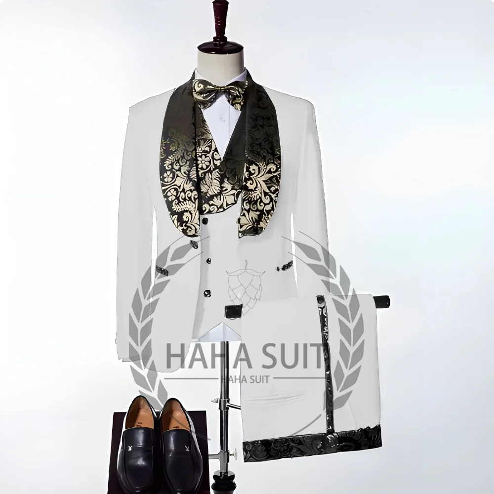 Свадебные костюмы для мужчин золотая - Фотография_2