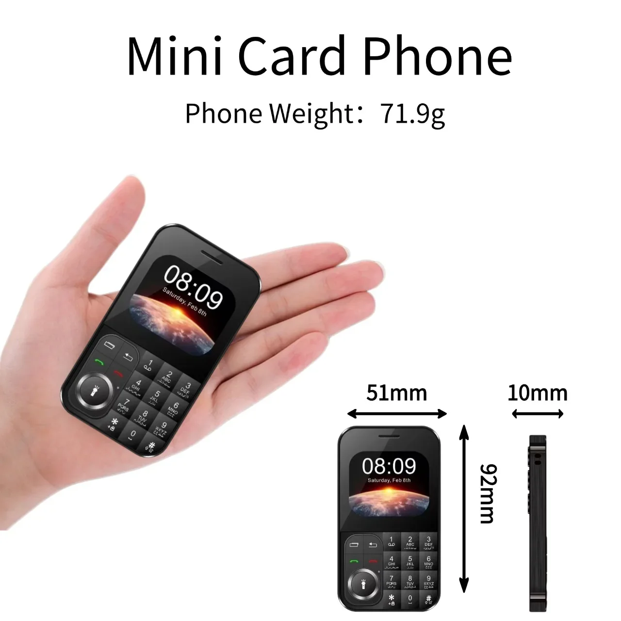 Uniwa mini 2 2g супер мини-мобильный - Фотография_6