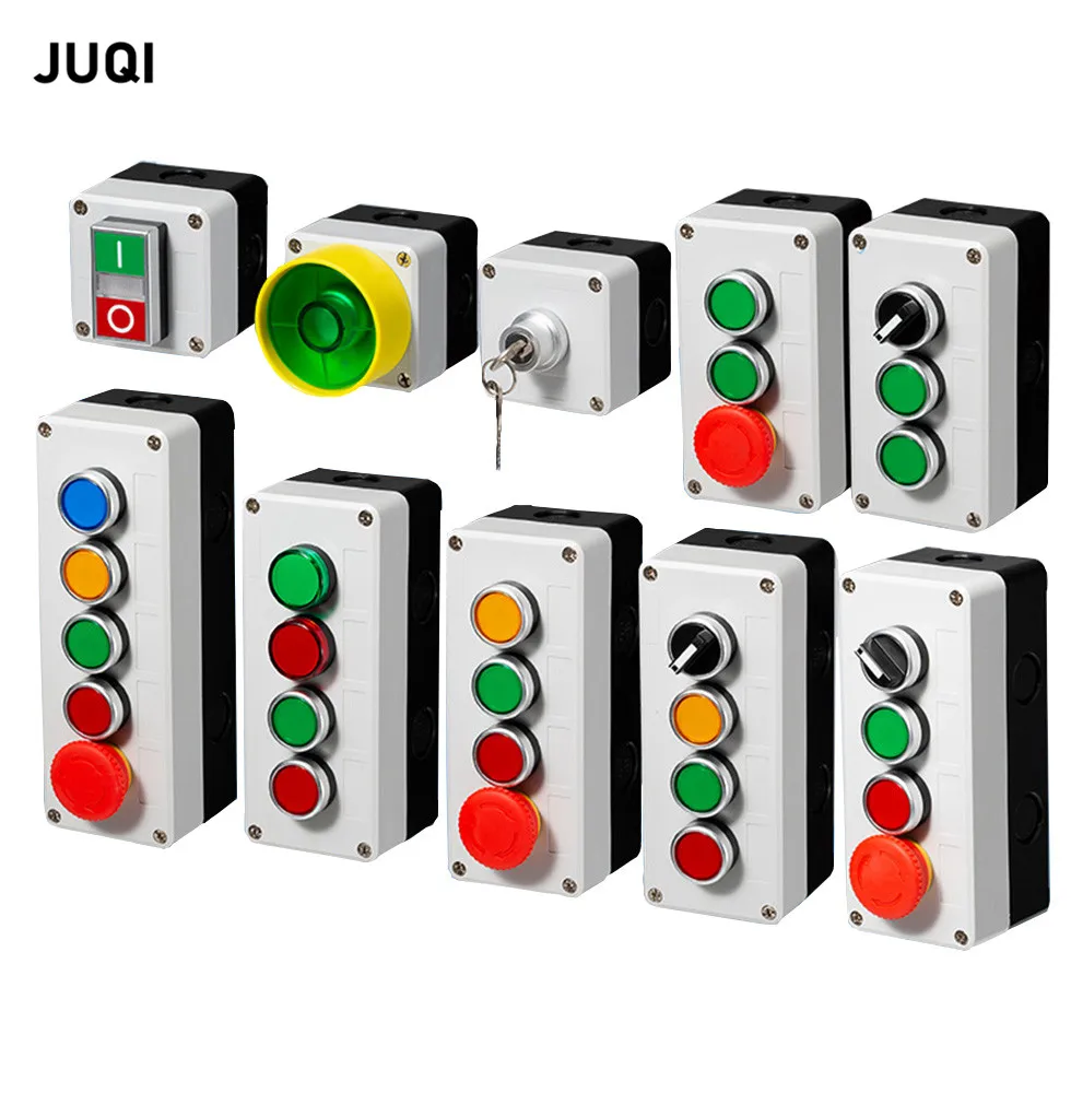 Блок управления кнопочным переключателем