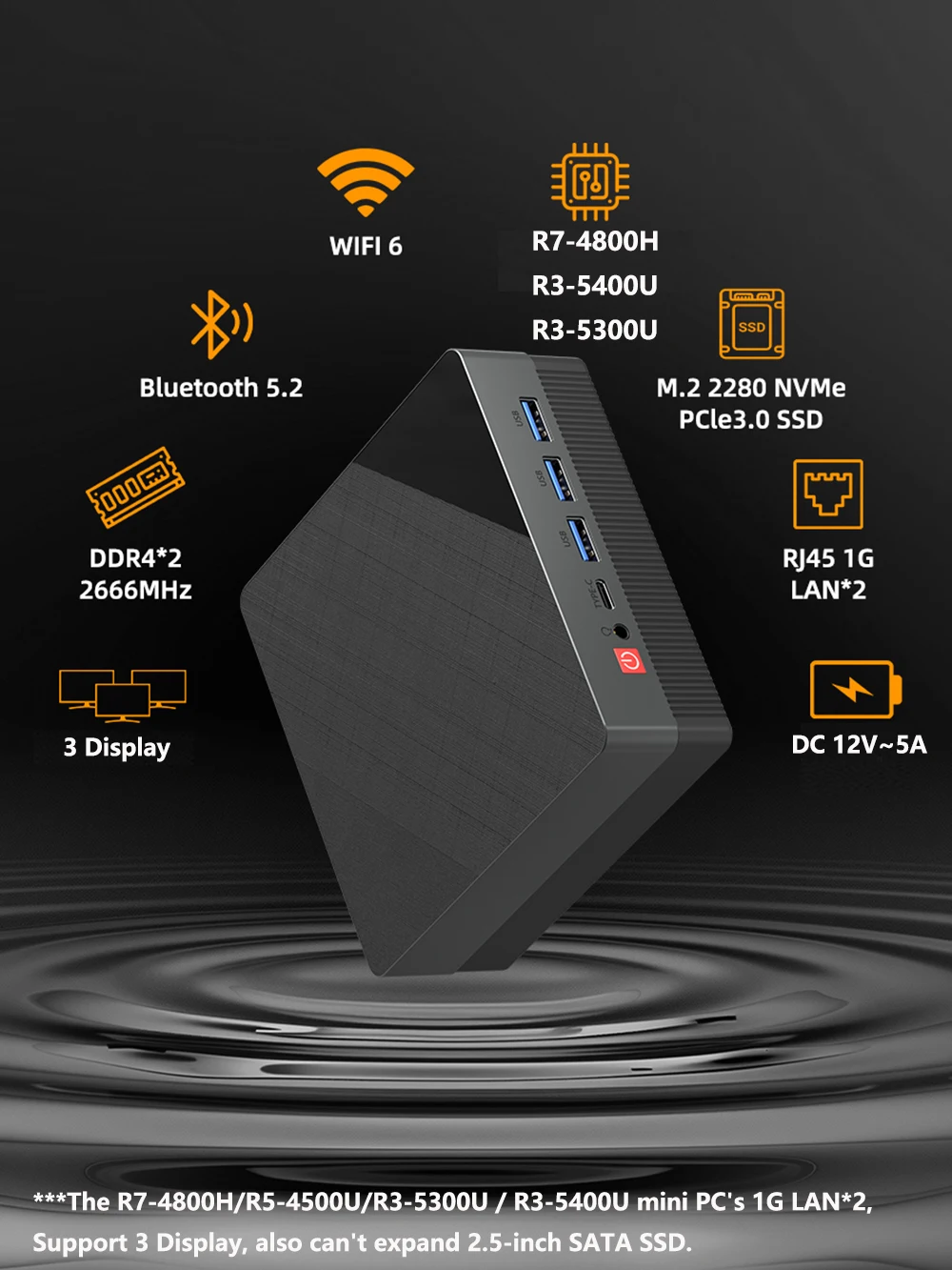 Zxipc amd ryzen7 5800h 4800h 4300u - Фотография_3