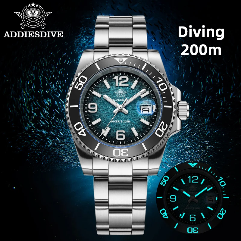 Addiesdive 41 мм мужские часы для