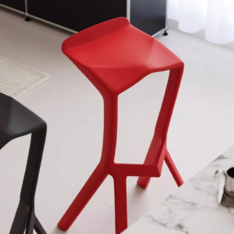 Скандинавский современный барный стул - Фотография_6