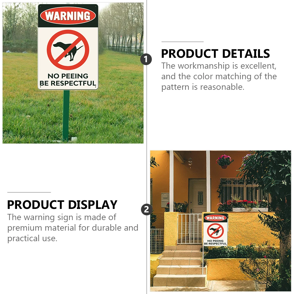 Предупреждающий знак для собак