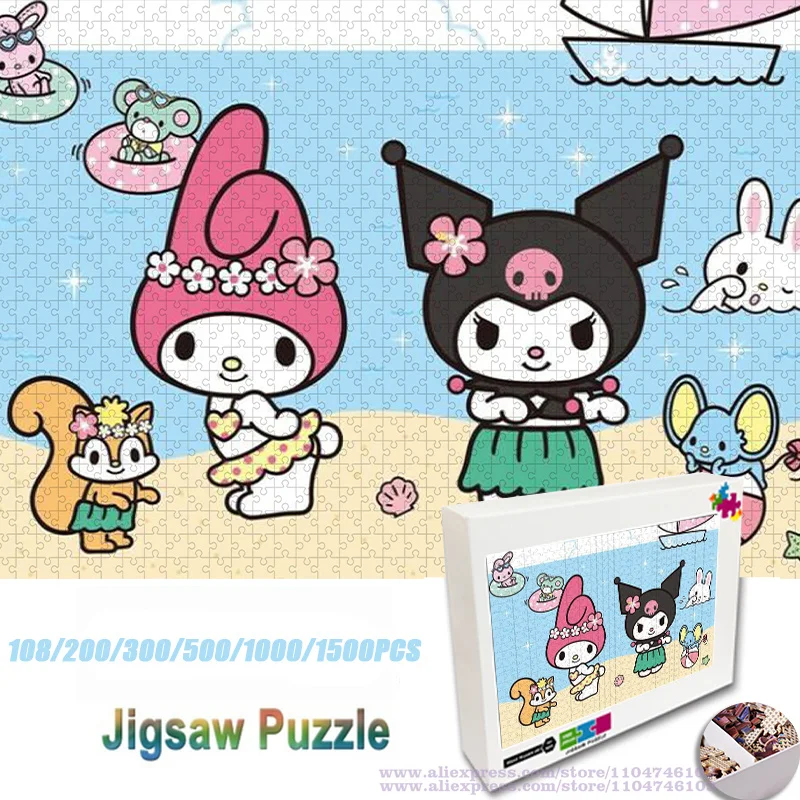 Пазл sanrio my melody & kuromi с героями мультфильмов