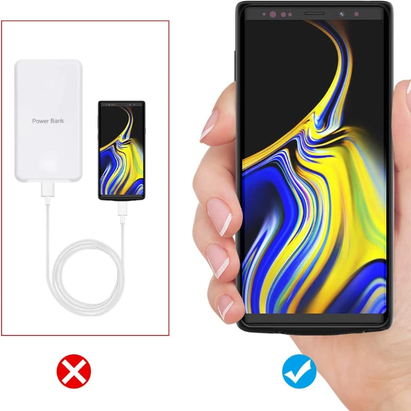 Чехол для зарядного устройства емкостью 6500 мач для samsung galaxy note 9 - Фотография_6