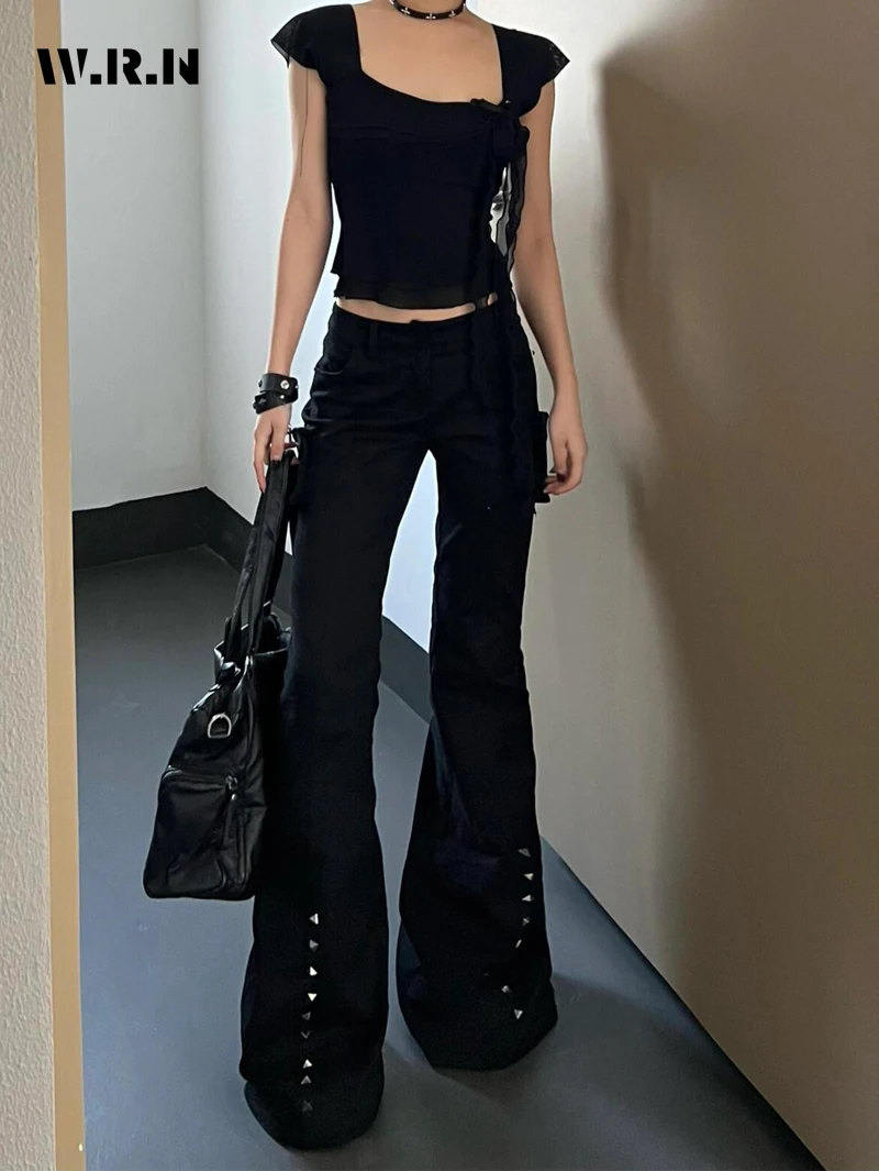 Расширенные джинсы high street sheath с высокой талией - Фотография_4