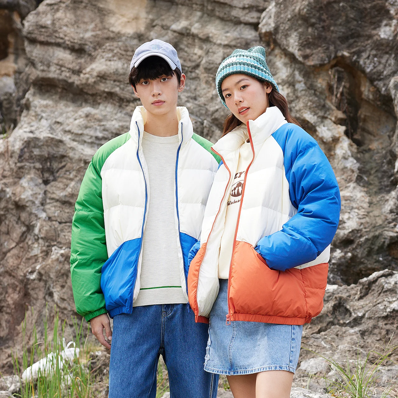 Metersbonwe унисекс ретро пуховик - Фотография_2