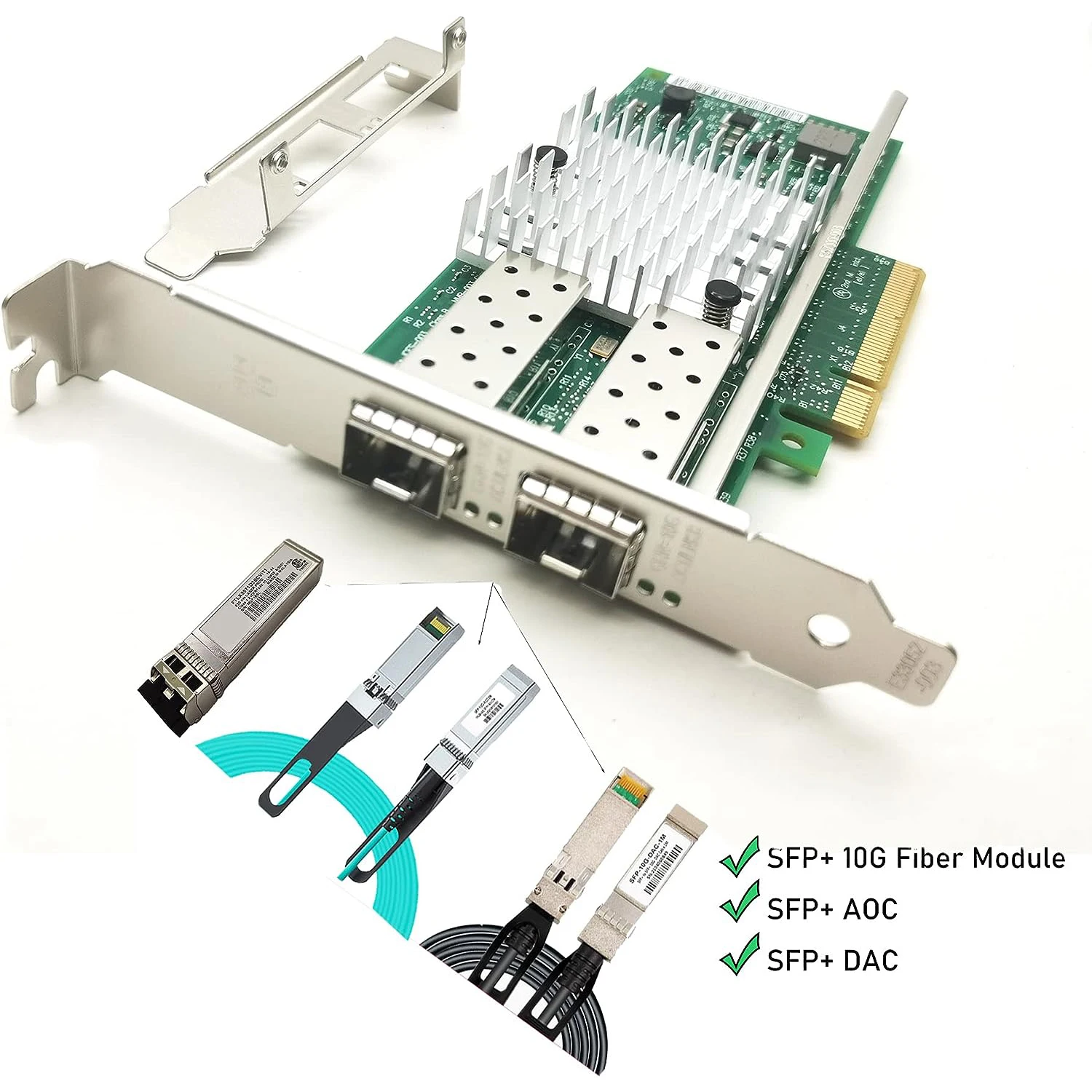 Сетевая карта intel x520-da2 10 гб sfp+ pci-e - Фотография_4