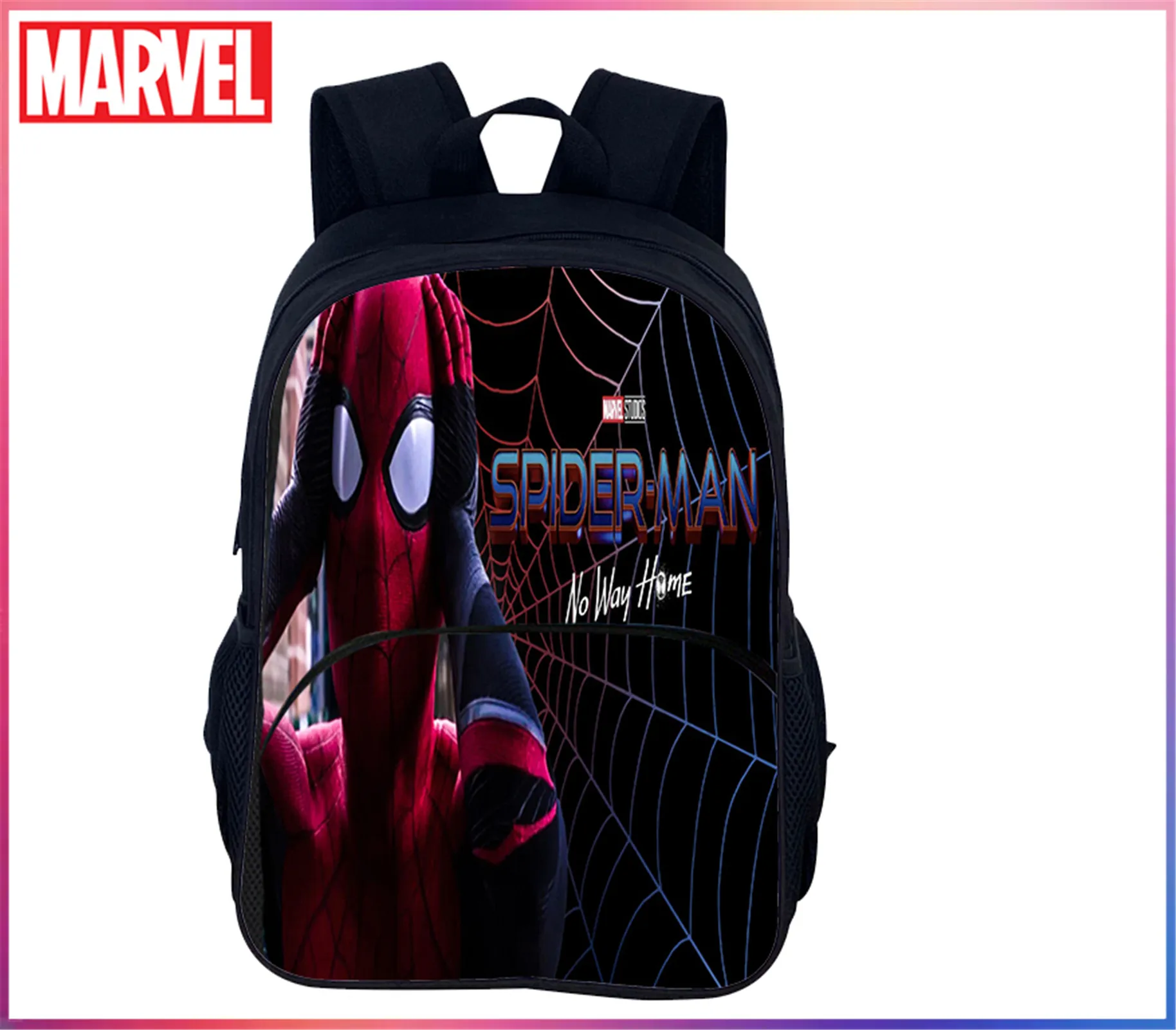 Легкая сумка для книг «человек-паук» для мальчиков и девочек - Фотография_5