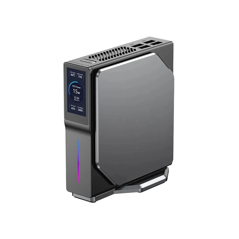 S1 жк-экран rgb мини-пк с экраном intel alder lake-n95 16 гб ddr4 512 m