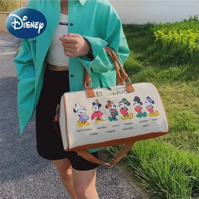 Холщовая дорожная сумка disney для женщин и девочек - Фотография_3