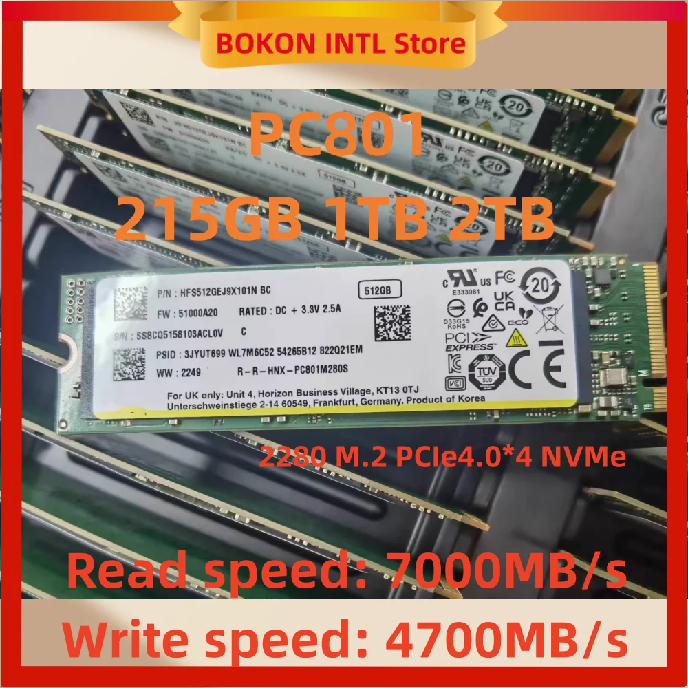 Pc801 512g 1t 2t 2280 m