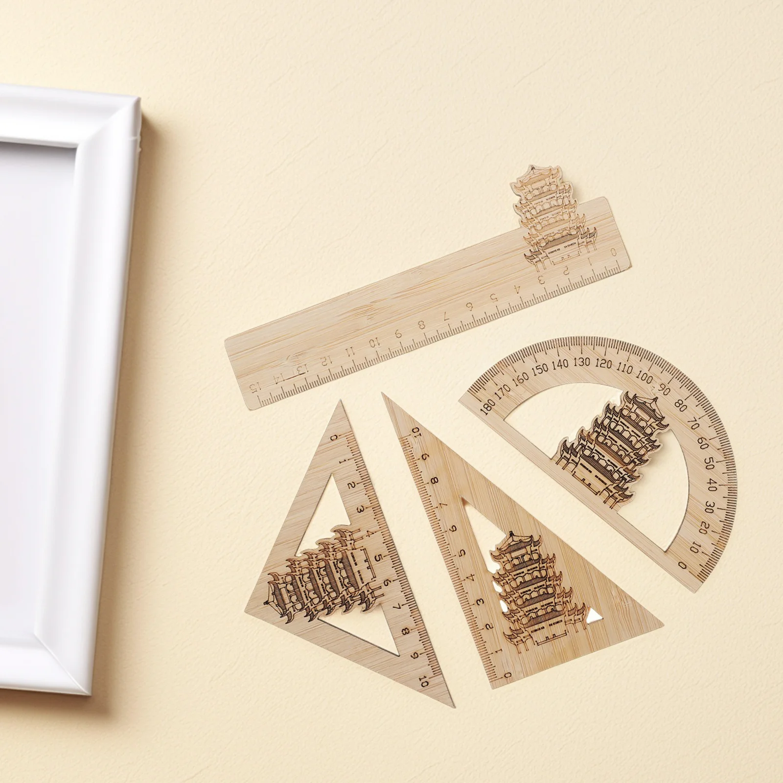 Набор бамбуковых линеек - Фотография_4