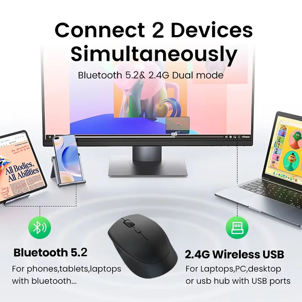 Мышь bluetooth 5 - Фотография_2
