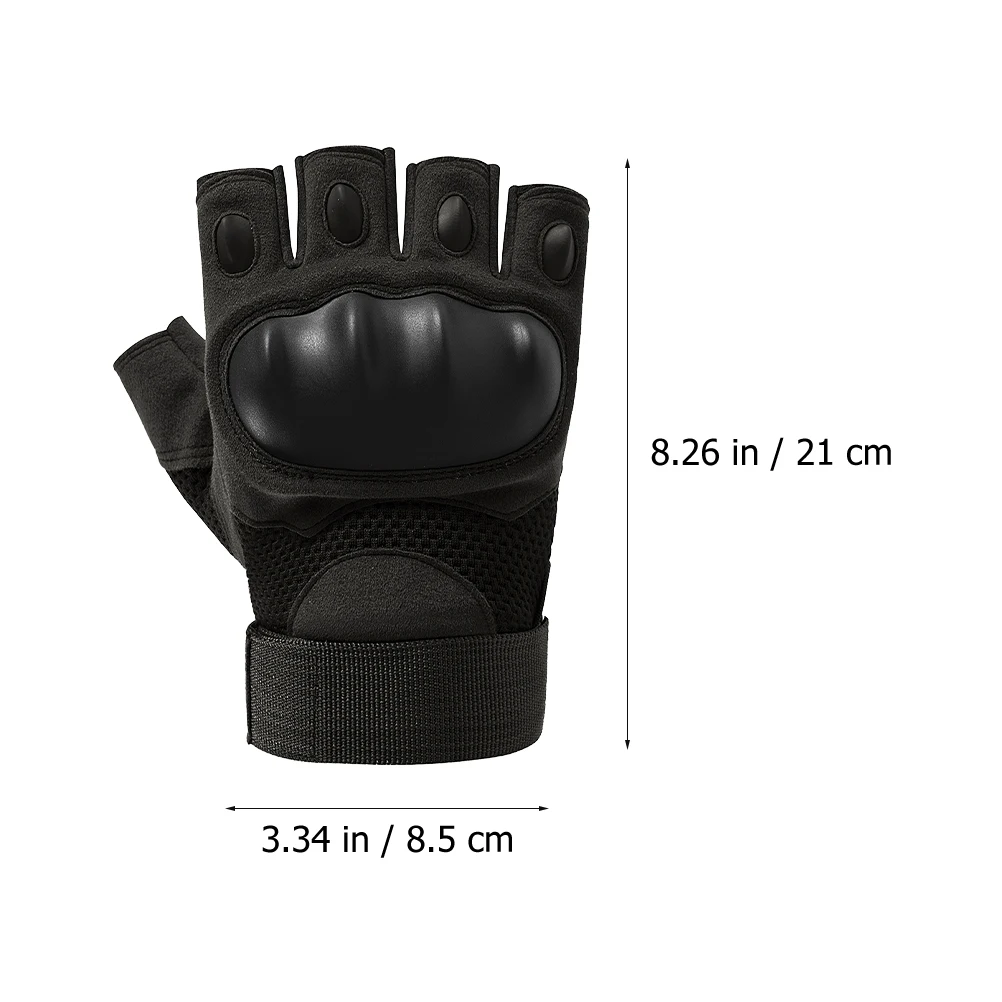 1 пара спортивных велосипедных перчаток с полупальцами - Фотография_4