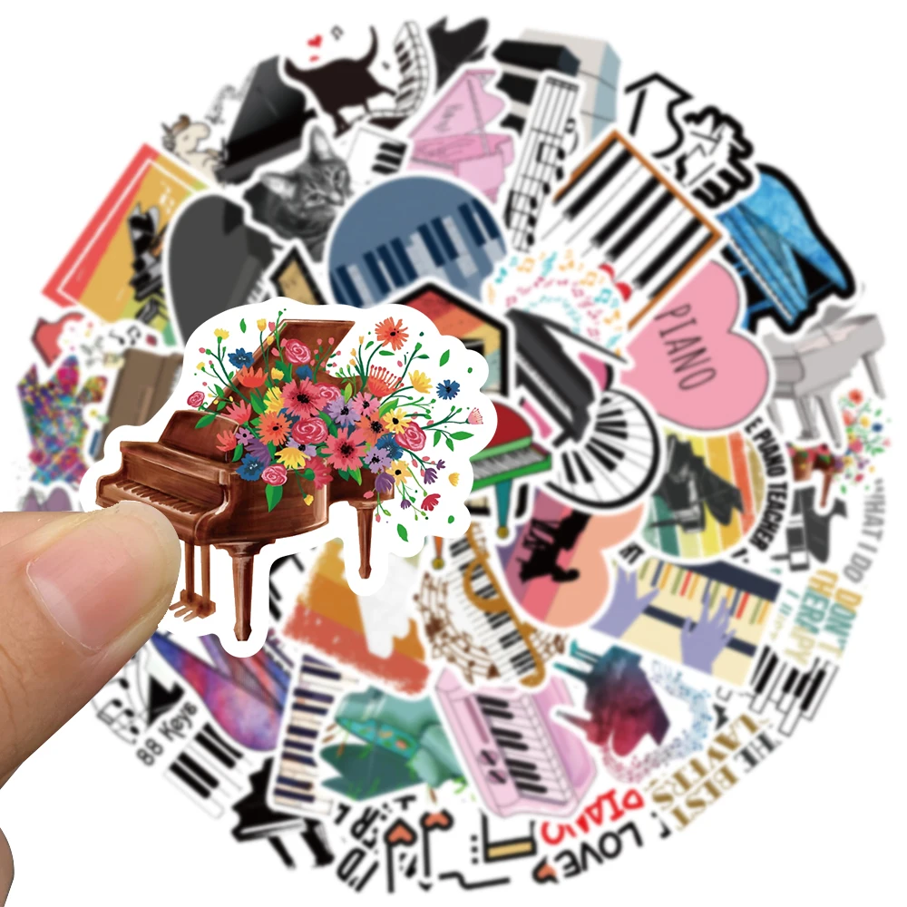 Музыкальные наклейки для пианино - Фотография_4