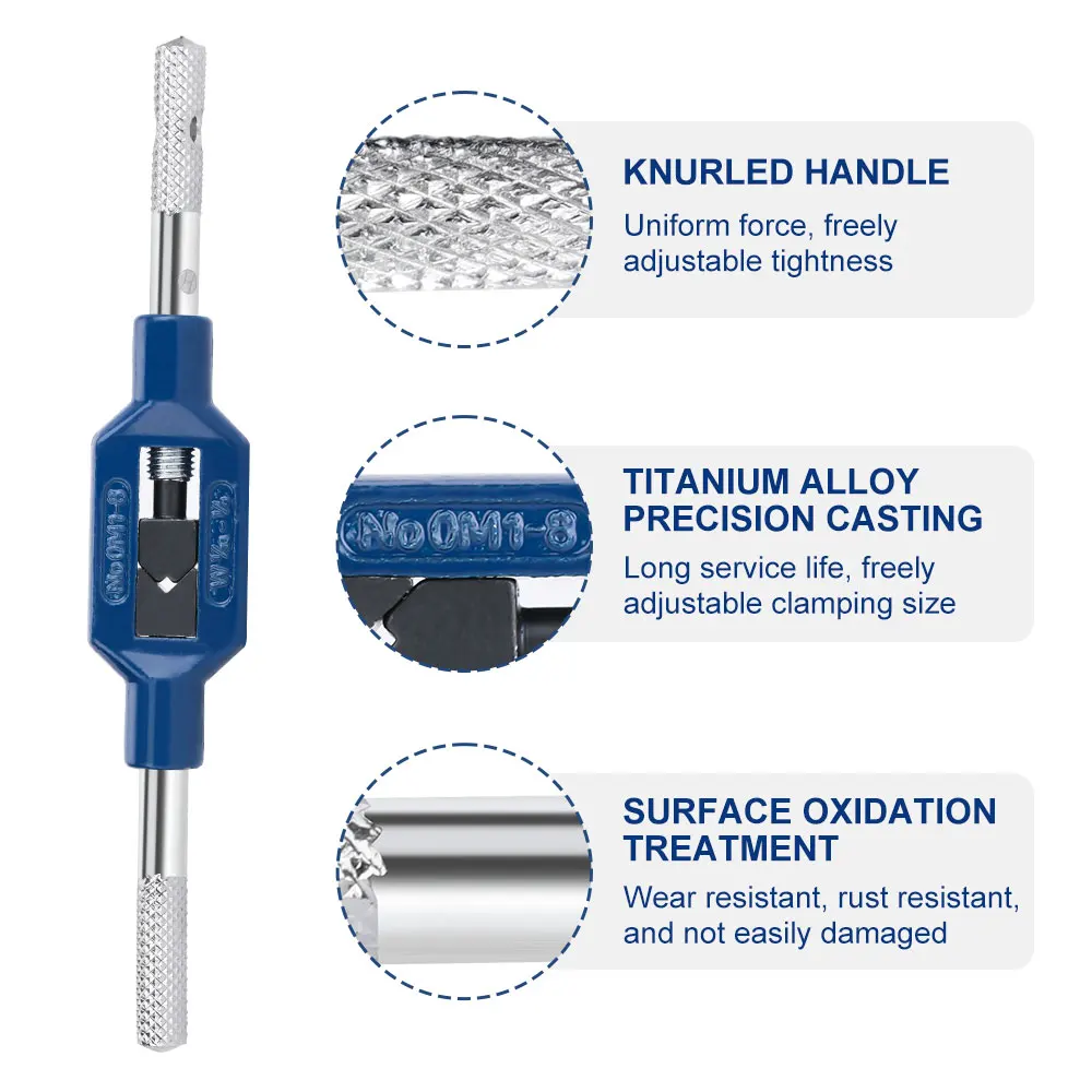 Hampton m1-m8 резьбовой ключ регулируемые - Фотография_2