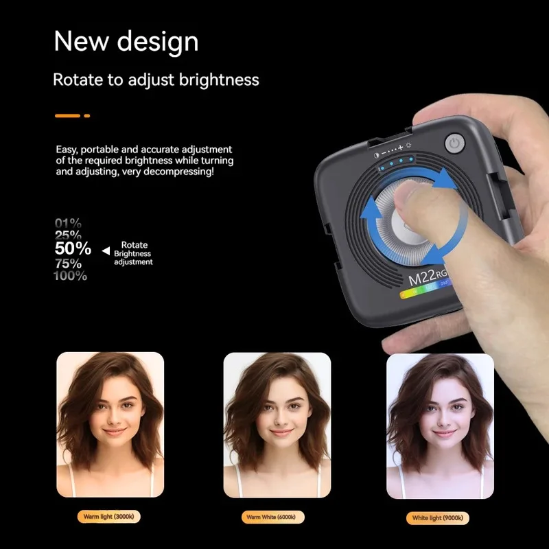 Мини-магнитный rgb заполняющий светильник - Фотография_2