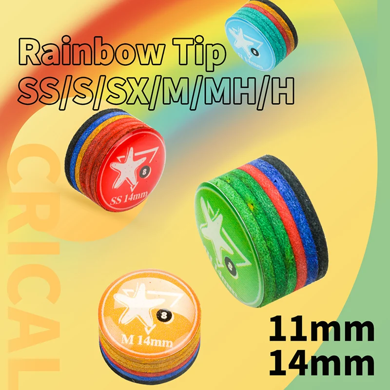 Головка бильярдного кия crical rainbow tips - Фотография_4