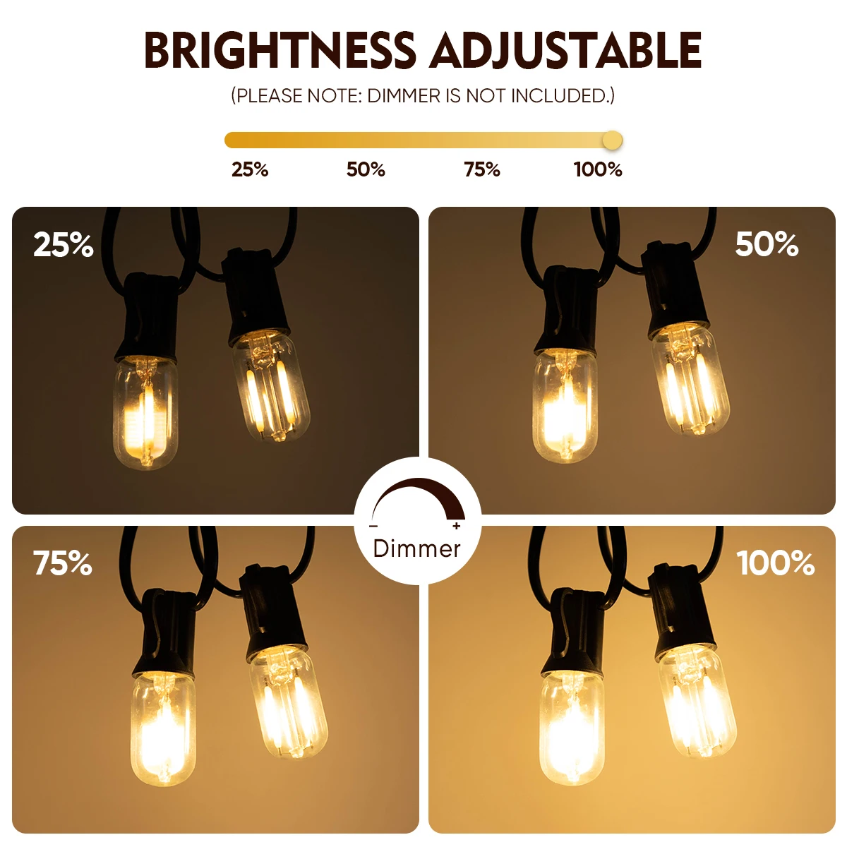 Светодиодная гирлянда t20 светильник - Фотография_4