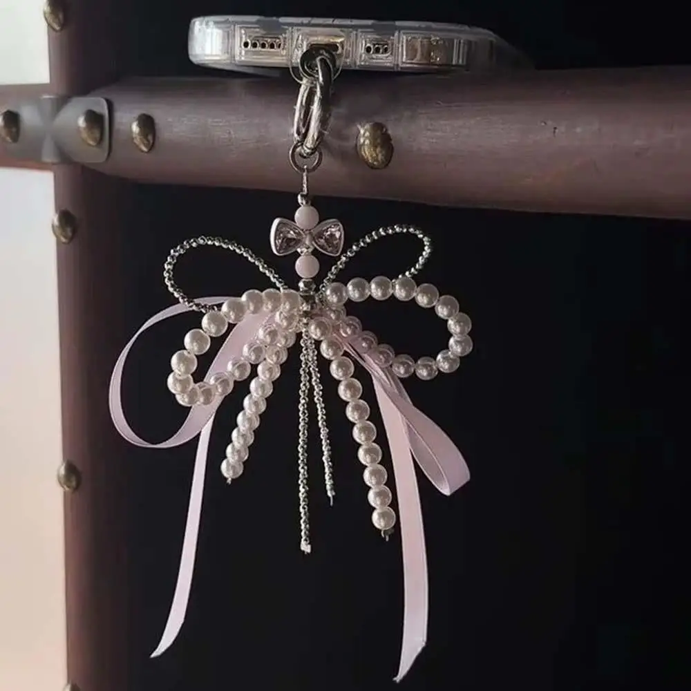 Ins sweet pink bow телефонная цепочка - Фотография_4