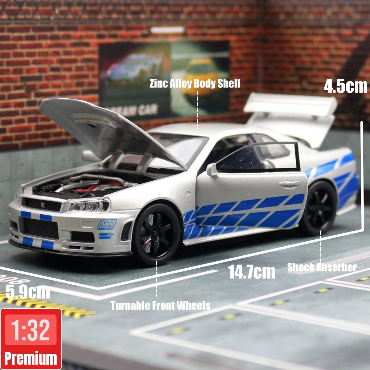 Nissan skyline gtr r34 jdm модель - Фотография_2