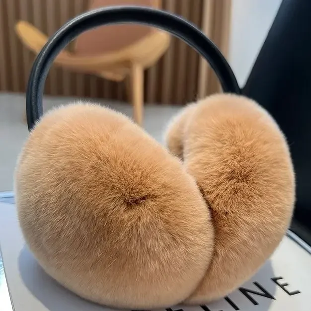 Наушники из 100% натурального меха для женщин