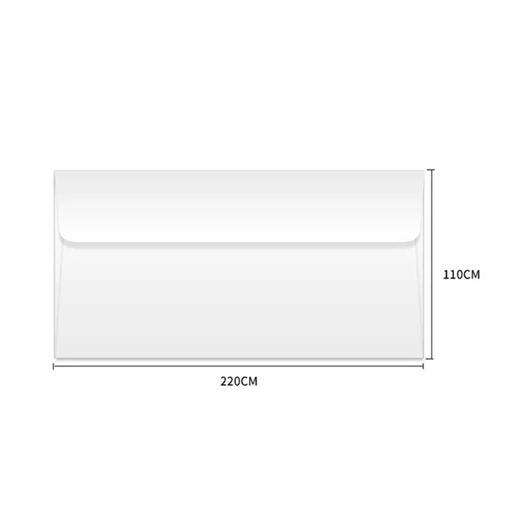 Простой белый конверт-приглашение 22x11 см - Фотография_3