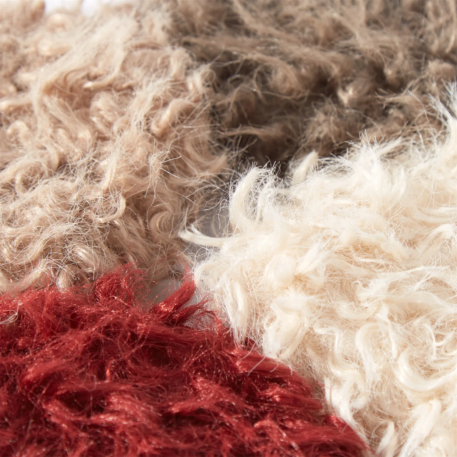 Anjj новые вьющиеся плюшевые наушники - Фотография_6