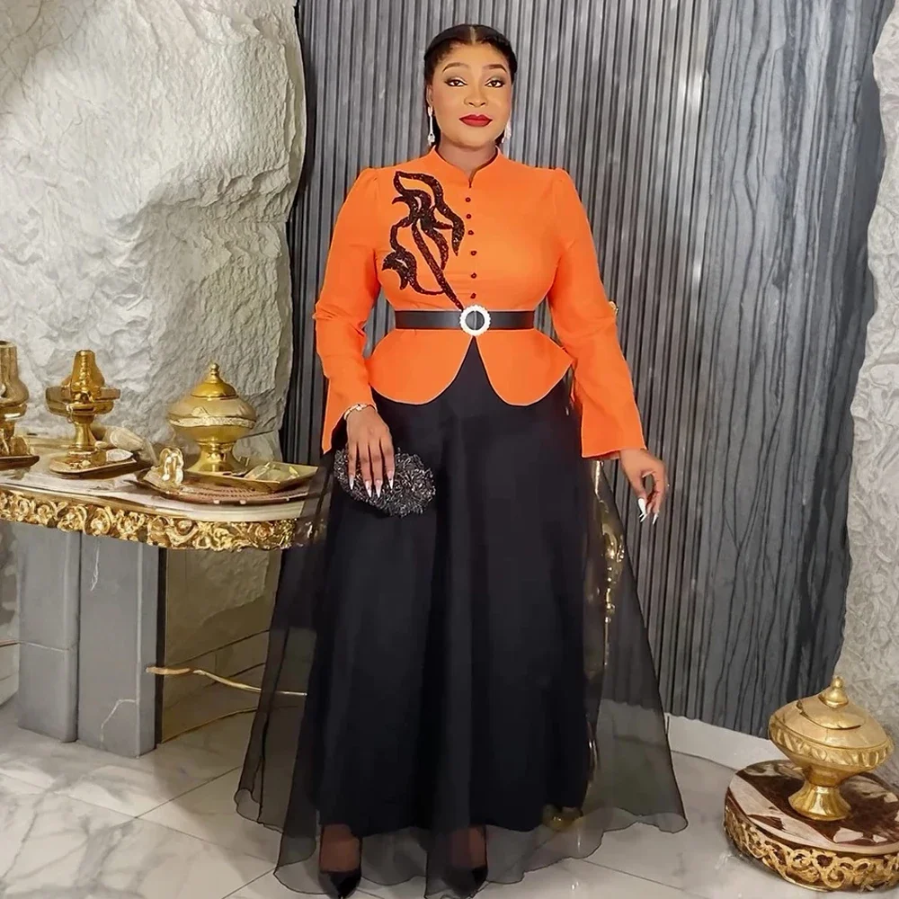 Африканские вечерние платья больших размеров для женщин - Фотография_2