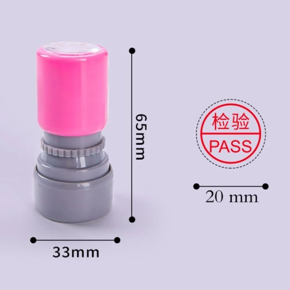 Карманный самокрасящийся штамп qa qc с гравировкой - Фотография_6