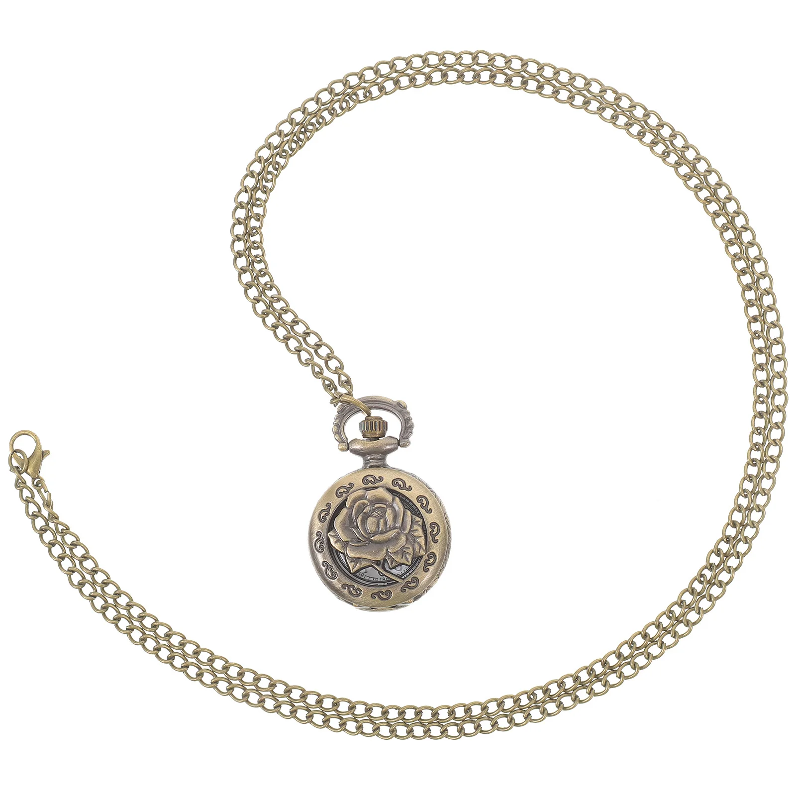 Бронзовые кварцевые карманные часы - Фотография_4