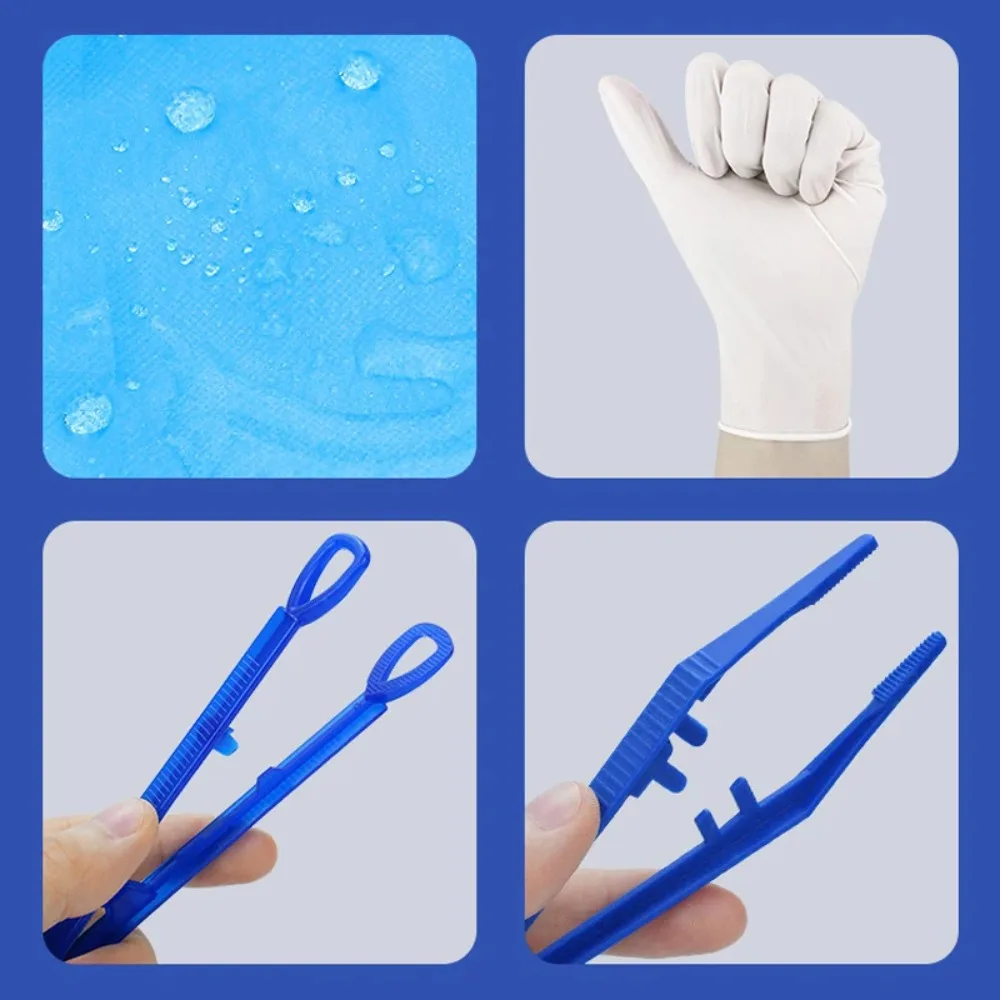 Одноразовый стерилизованный набор для наложения швов первой помощи - Фотография_5