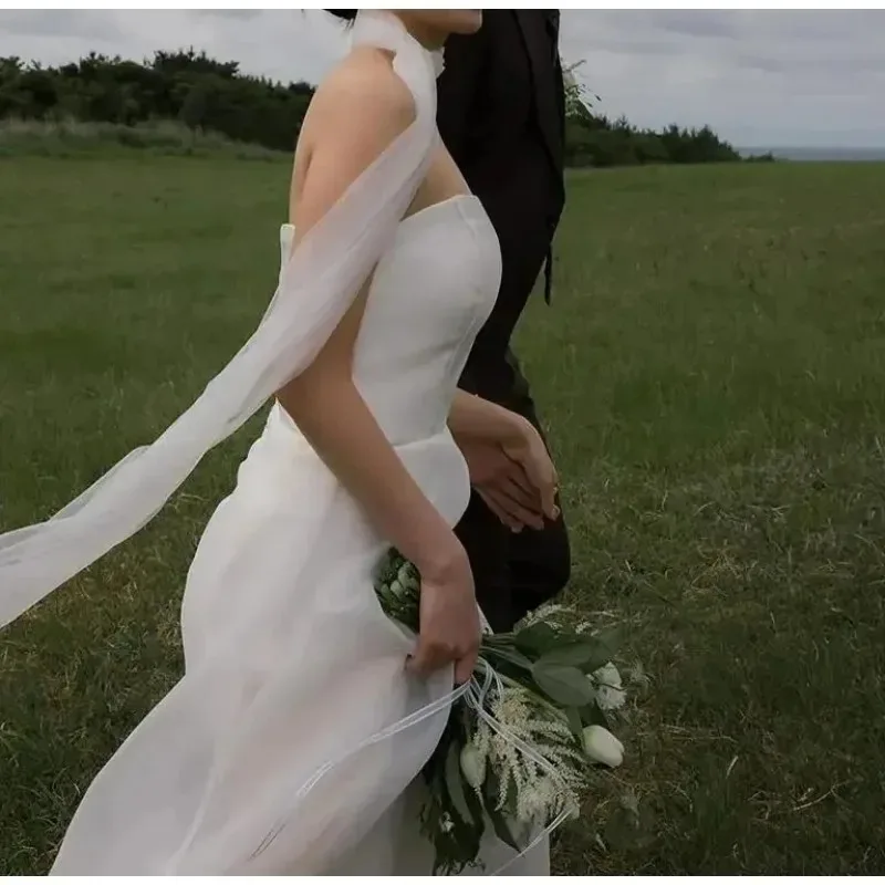 Новейшие простые свадебные платья - Фотография_4