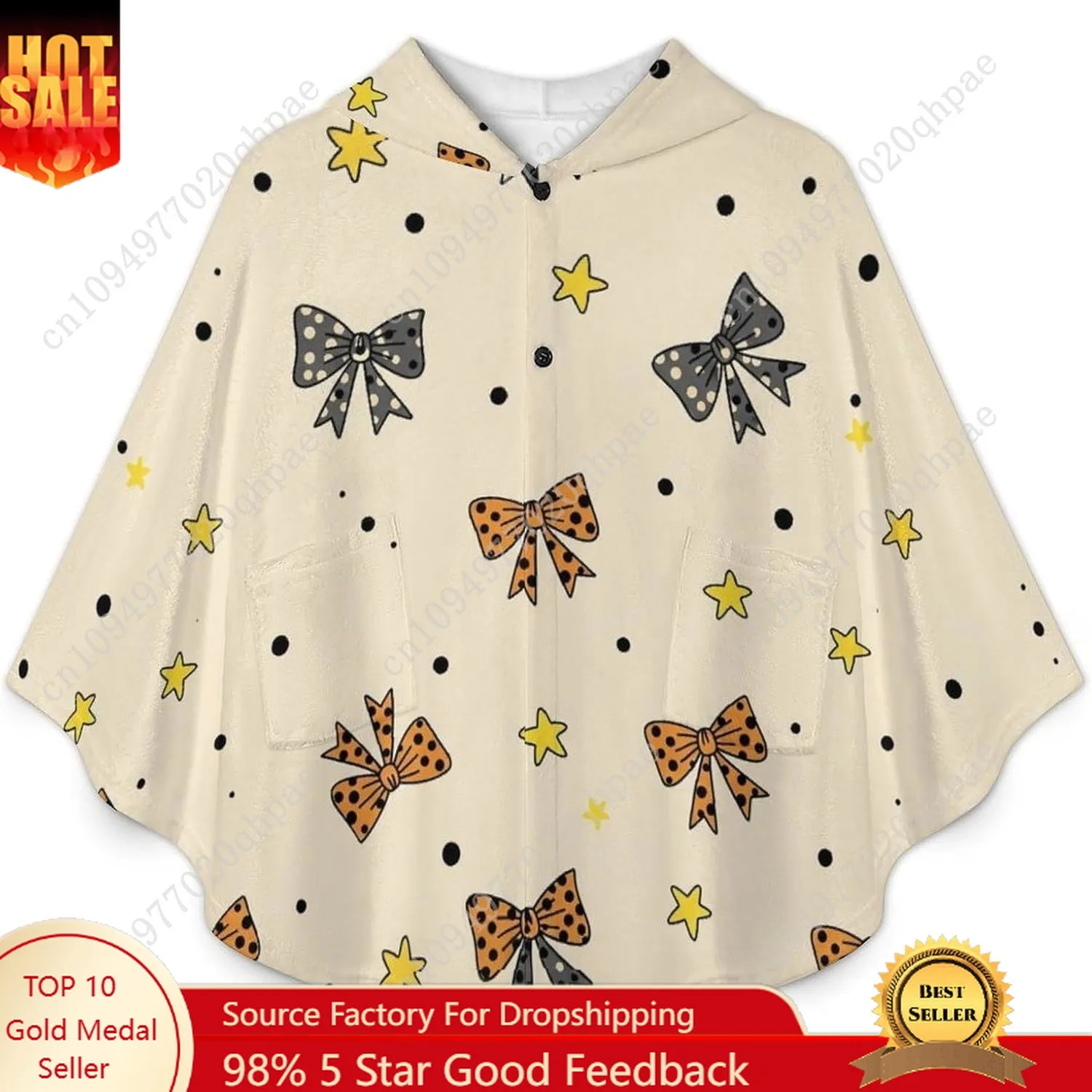 Уютный фланелевой свитер-одеяло