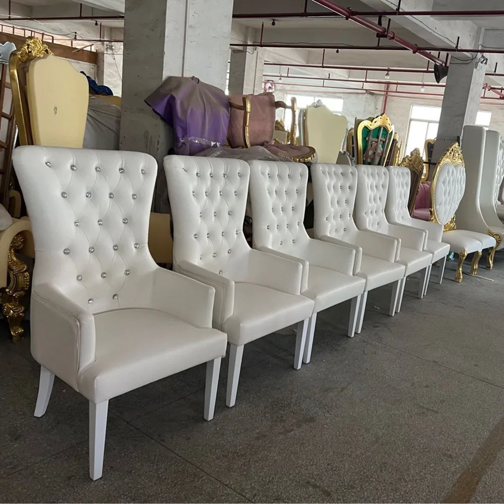 Роскошный стул king throne с высокой спинкой - Фотография_3