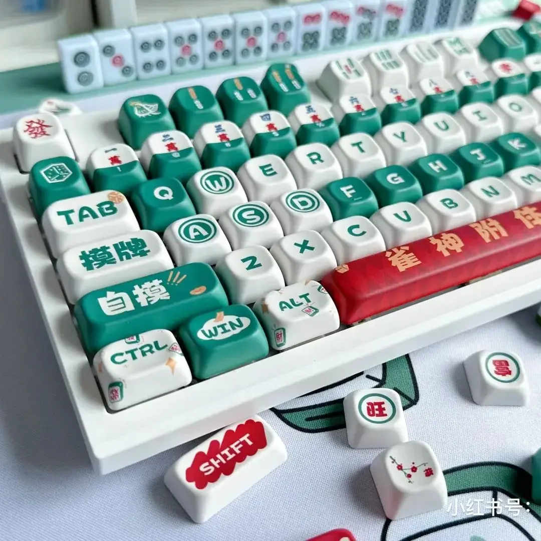 Колпачки для клавиш pbt mahjong - Фотография_5
