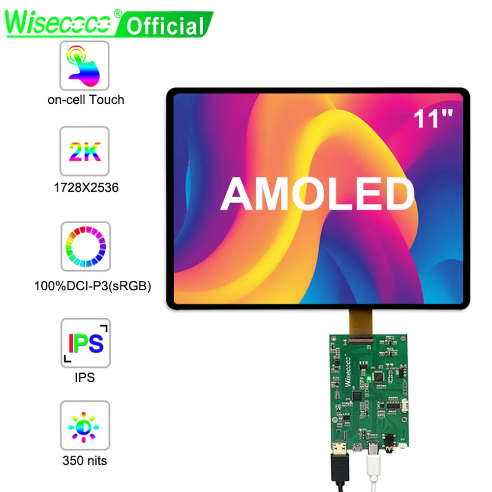 11-дюймовый amoled дисплей wisecoco